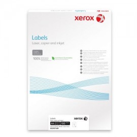 Etichete Xerox 1/A4, 210x297mm, colturi drepte, 100 coli/top