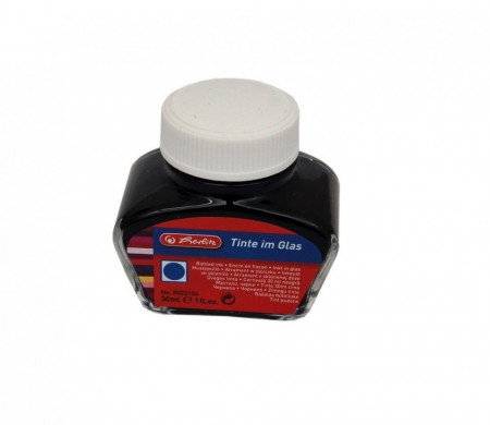 Calimara cerneala, Herlitz, albastru royal sau neagra, 30 ml (Calimara)