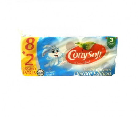 Hârtie igienică ConySoft 3 straturi, 10 role parfumata
