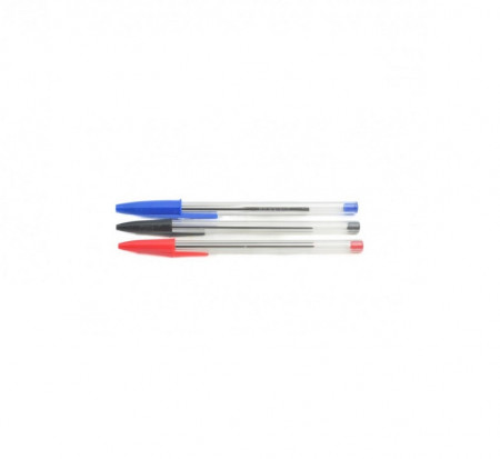 Pix unica folosinta, corp transparent No.934 albastru, negru, rosu