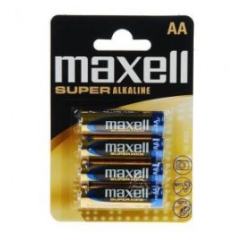 Baterii Maxell Alkaline AA (LR6) 4buc/blister