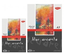 Bloc acuarelă 300 gr/mp Daco A4
