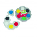 Acuarele DACO, Model Hora, 6 Culori in Pastile Compacte, D45 mm