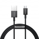 Cablu alimentare si date Baseus Superior, Fast Charging, USB la Micro-USB 2A, 1m, negru