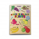 Carte de colorat B5, 16 file, ''Fructe'' Artpress