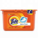 Detergent automat capsule Tide 3in1, indeparteaza petele, Alpine Fresh, 12 bucati