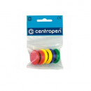 Magneti Centropen pentru tabla magnetica, D30 mm, 6 buc/set