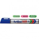 Permanent marker varf tesit, 2,0-5,0mm, ARTLINE 109 - albastru