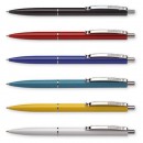 Pix SCHNEIDER K15, clema metalica, corp negru - scriere neagra