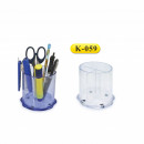Suport plastic pentru instrumente de scris, rotund KEJEA, mat, 97 x 104mm