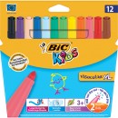 Markere Bic colorate lavabile Visacolor XL 12