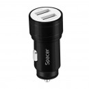 Alimentator Auto Bricheta Spacer Fast Charge 3.1A, 2 x USB