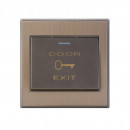 Buton de iesire, incastrabil, Iesire contact: NO/NC; luminade noapte, otel inoxidabil