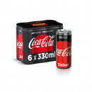 Coca Cola Gust Zero Zahar, Doza, 6 X 330 ml