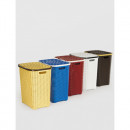 Cos de Rufe Ratan Color cu Capac 46x35x51 cm