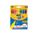 Creioane cerate BIC Kids Plastidecor 12 buc/set