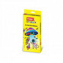 Creioane colorate triunghiulare Flair, 12 buc/set