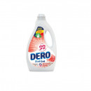 Detergent lichid Dero 2in1 Trandafir de Gradina si Flori de Cires, 40 spalari, 2L
