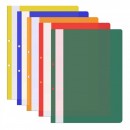 Dosar plastic PP cu sina, cu gauri, grosime 100/170microni, 50 buc/set, Office Products