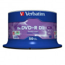 DVD+R DOUBLE LAYER Verbatim, 8.5GB, 8X, spindle 50 buc