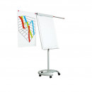 Flipchart magnetic mobil cu brate, 70 x 100 cm, OPTIMA Vision
