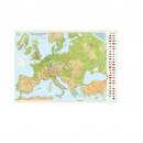 Harta EUROPA fizica 140x100cm AMCO plastifiat