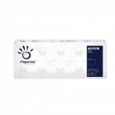 Hartie igienica Papernet 407578, 3 straturi alb embosat, celuloza pura, 15m, 10 role/pachet