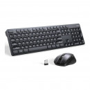 Kit tastatura si mouse wireless Ugreen, MK006, 104 taste format standard, mouse 1000dpi, 3/1 butoane