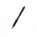 Pix cu gel, mecanism retractabil, rubber grip, 0.5 mm, Q-Connect - negru