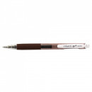 Pix cu gel PENAC Inketti, rubber grip, 0.5mm, scriere maro