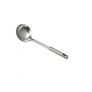 Polonic din inox , 30 x 9 cm, Argintiu