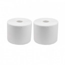 Rola hartie industriala alba, 2 straturi, 190m, 2 role x 500 portii