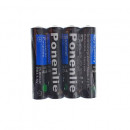 Set 4 baterii R3 AAA Zinc Heavy Duty, Ponenlie, 1.5V