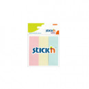 Stick notes index 76 x 25 mm, 3 x 50 file/set, Stick"n - 3 culori pastel