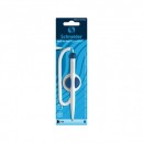 Pix cu snur si suport alb autoadeziv, varf 1.0 mm Schneider klick-fix alb
