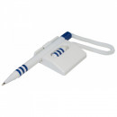 Pix cu suport autoadeziv si snur, orizontal, Office Products - corp alb/albastru