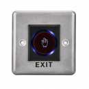 Buton de iesire cu infrarosu, incastrabil, ND-EB15-1; Iesire contact:NO/NC; LED stare Bi-color: albastru- verde; actionare: 5-15cm