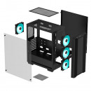 Carcasa Gaming Deepcool CC560 ARGB, fara sursa, ATX, 4 coolere