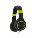 Casti Spacer pliabile cu fir, multimedia, microfon, Jack 3.5 mm x 2, diverse culori