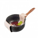 Cratita pentru Sos, Brio Mocca Marble, Aluminiu Forjat, 1.5 litri, 18 cm