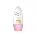 Deodorant antiperspirant roll-on Dove Talc Soft, Warm Talc Perfume, 0% Alcool, 48 Ore, 50 ml