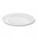 Farfurii intinse de unica folosinta din carton, 23 cm, 25 buc/set