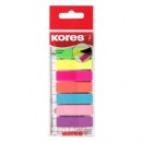 Index Plastic 12 x 45 mm 8 Culori x 25 File Kores