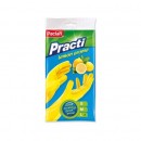 Manusi menaj din cauciuc Paclan Practi lemon, marimi L,M,S