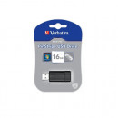 Memorie USB Verbatim Store Go PinStripe 16GB Black, usb 2.0