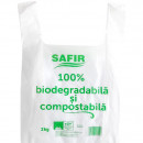 Pungi cu maner, 2Kg, Biodegradabile & Compostabile 100buc/set