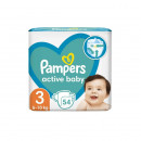 Scutece Pampers Active Baby, marimea 3, 6-10 kg, 54 buc