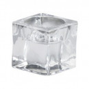 Suport din sticla pentru lumanare pastile 40/55 mm