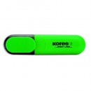 Textmarker Kores, varf tesit, capac cu clip de prindere, diverse culori