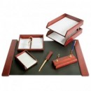 SET BIROU 6 piese Lemn Maroon Forpus